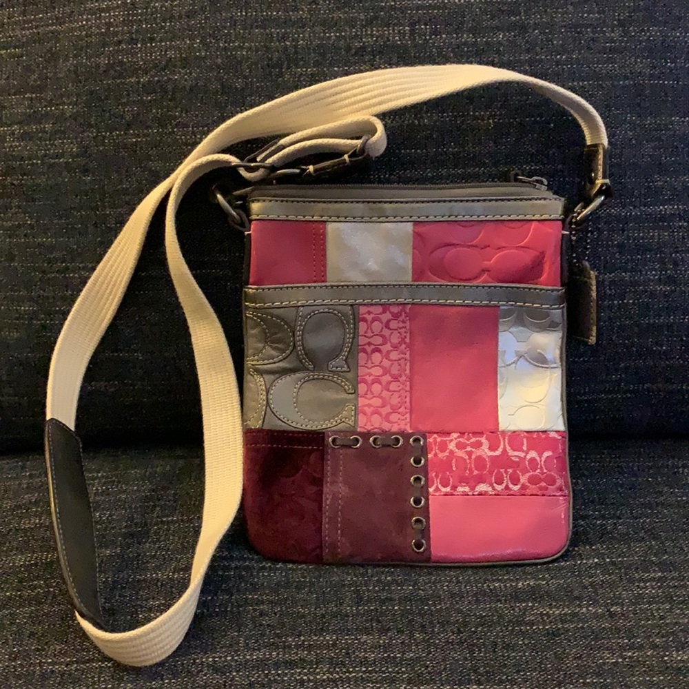 Coach side Satchel pink